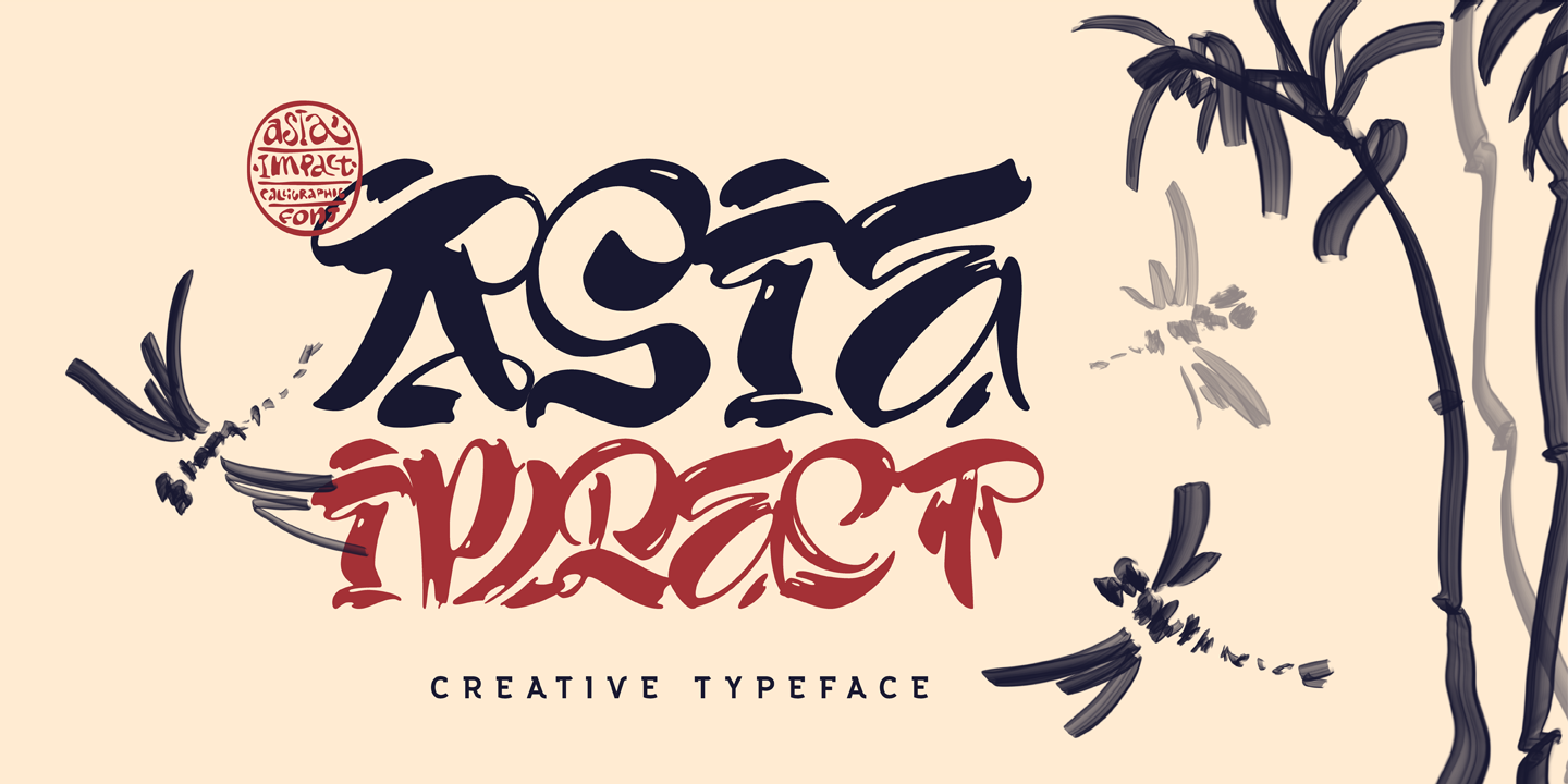 Example font Asia Impact #1